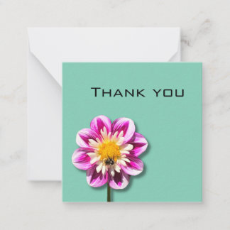 Correspondance Carte de remerciements floral