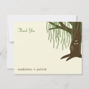 Correspondance Carte de remerciements Mariage Willow Tree