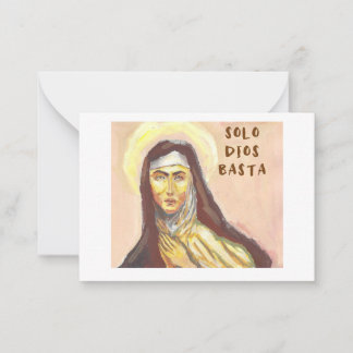 Correspondance carte de Ste Thérèse d'Avila