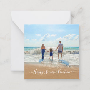 Correspondance Carte de vacances d'été avec vos photos personnali