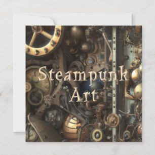 Correspondance Carte de voeux Art Steampunk