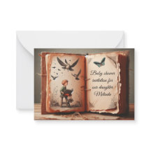 Carte de voeux baby shower
