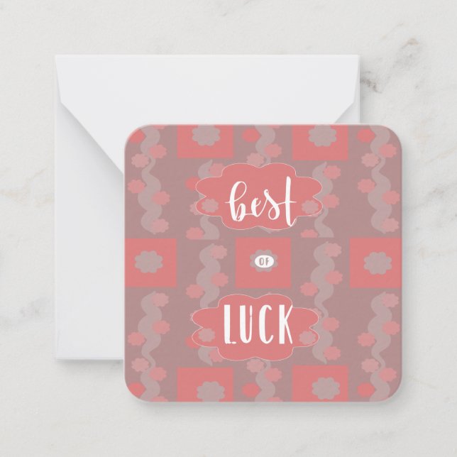 Correspondance Carte de vœux de bonne chance (Devant)