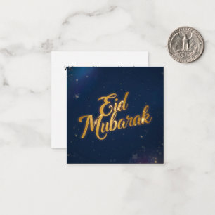 Correspondance Carte de vœux de fête Eid Moubarak