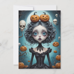Correspondance Carte de vœux fantaisiste Halloween