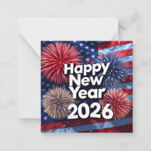 Correspondance Carte de voeux Patriotic New Year 2026
