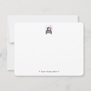 Correspondance Carte de vœux patriotique américaine