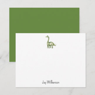 Correspondance Carte de vœux personnalisée de dinosaure