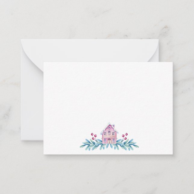 Correspondance Carte de vœux pour maison de vacances (Devant)