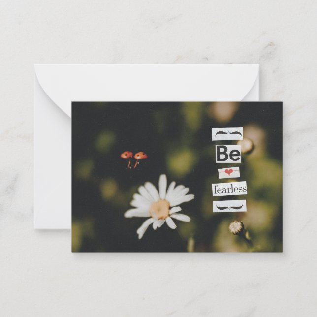 Correspondance Carte de voeux sans crainte (Devant)