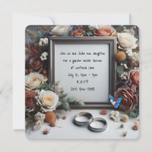Correspondance Carte d'invitation de douche nuptiale