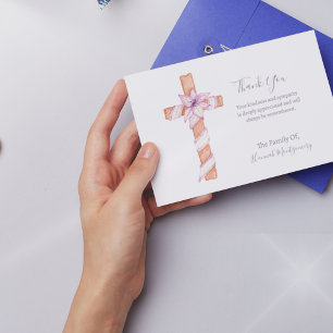 Correspondance Carte funéraire Sympathie de la croix de fleurs