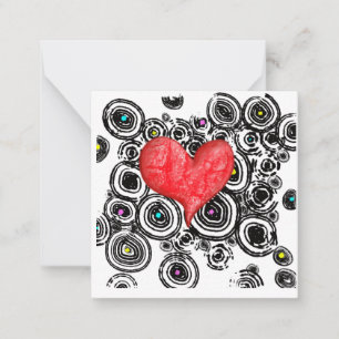 Correspondance Chaque carte de rendez-vous avec un coeur