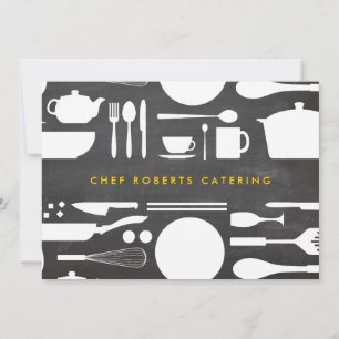 Correspondance Collage de cuisine sur le Carte pour notes Arrière