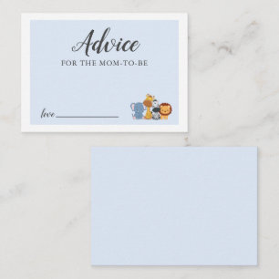 Correspondance Conseil pour la carte de douche Mommy Blue Jungle