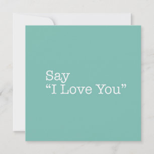 Correspondance Dis que je t'aime Carte de note