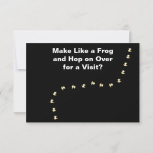 Correspondance Faire comme une carte de grenouille