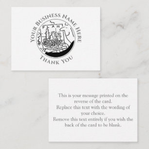 Correspondance Jardin Design Paysage Carte de note Merci