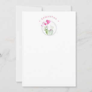 Correspondance Jolie carte de la Saint-Valentin à l'aquarelle