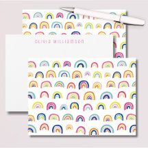 Jolie Carte de Voeux Arc-en-Ciel