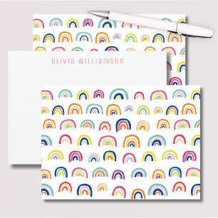 Correspondance Jolie Carte de Voeux Arc-en-Ciel