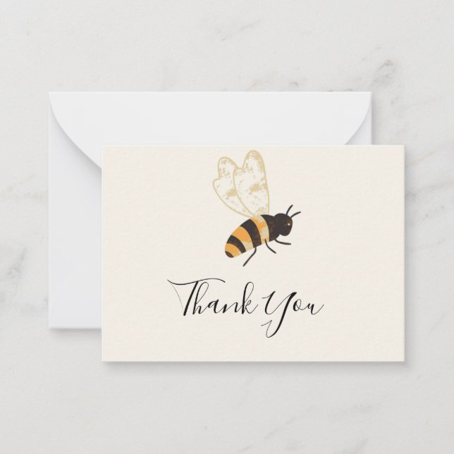 Correspondance La Carte de remerciements des abeilles (Devant)