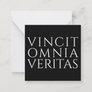 Correspondance LA VÉRITÉ TRIOMPHE DE TOUT - Carte de Remerciement