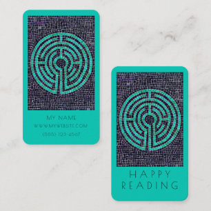 Correspondance LABYRINTH III Signet d'affaires - Turq de carte 3,