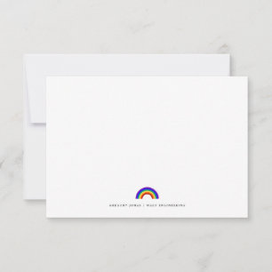 Correspondance LGBTQ à thème arc-en-ciel   Carte de correspondanc