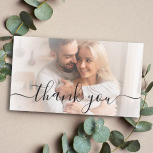 Correspondance merci chic calligraphie carte de note de photo de