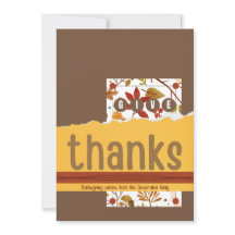 Remerciez la carte de voeux de Thanksgiving