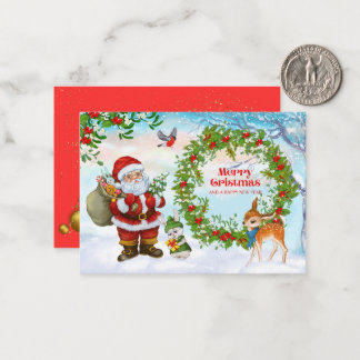 Correspondance "Voeux les plus chauds : une carte de Noël déborda