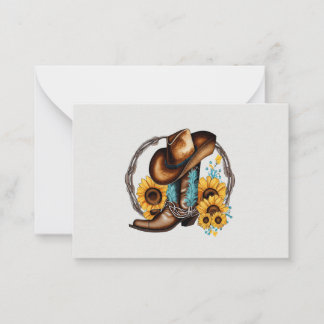 Correspondance Wild West Wanderering : Une Carte de remerciements