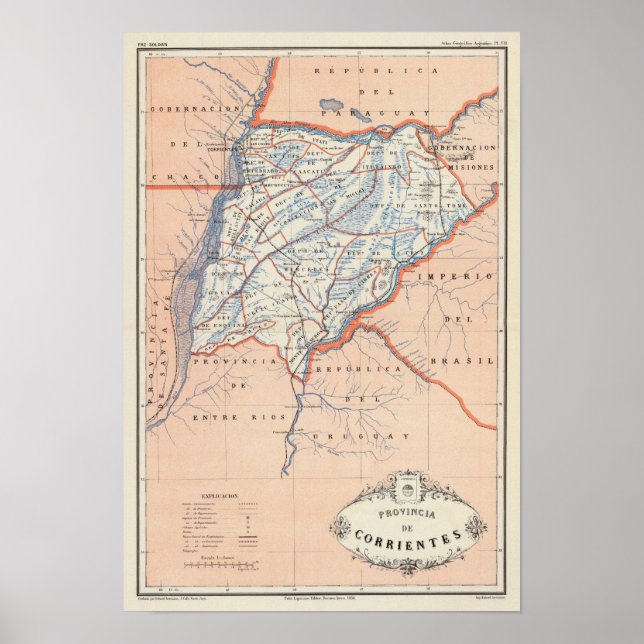 Corrientes, Argentinien Poster (Vorne)