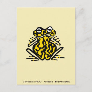 Corroboree FROG - Aussie wild life - Amphibian - Postkarte