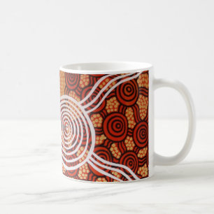 Corroboree II Aborigine Art Kaffeetasse