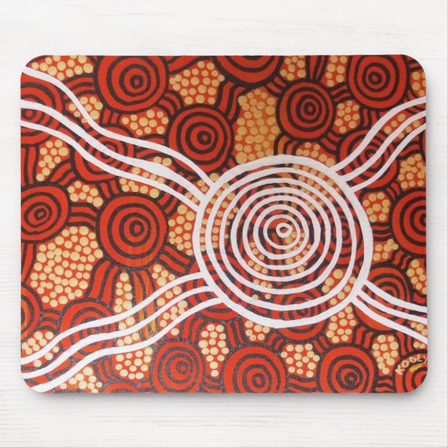 Corroboree II Aborigine Art Mousepad (Vorne)