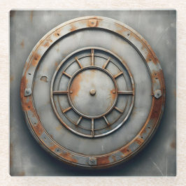 corroded metal object glasuntersetzer