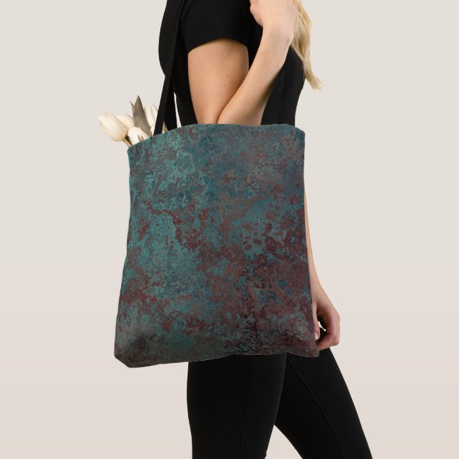 Corrosion "cuivre" impression tout-en sac fourre-t (De près)