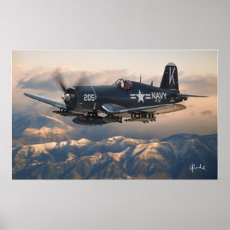 Corsair und die Berge Poster