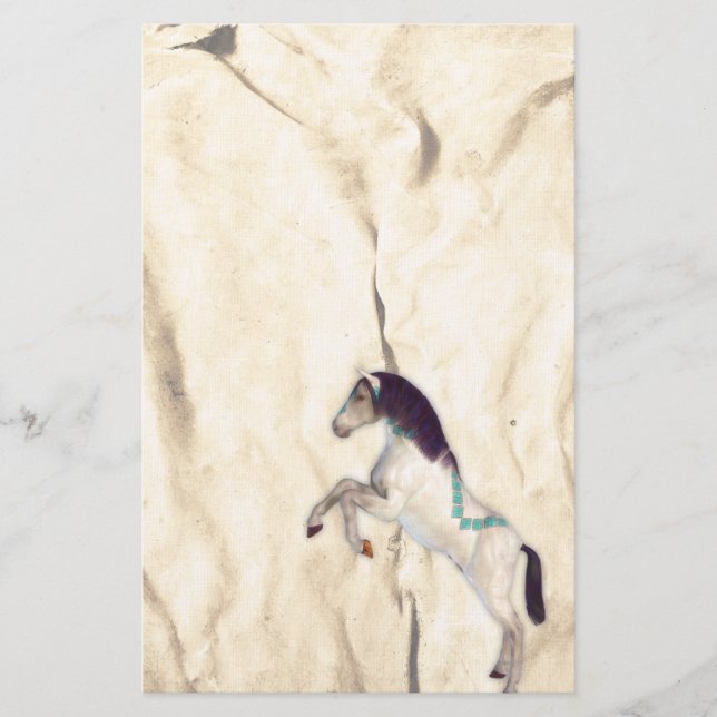 Corse décorée Papeterie amérindienne (Devant)