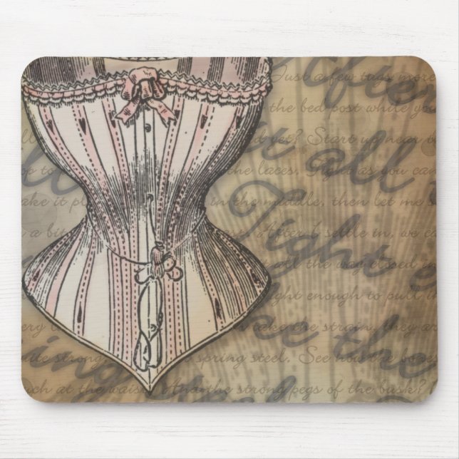 Corset Collage Mousepad (Vorne)