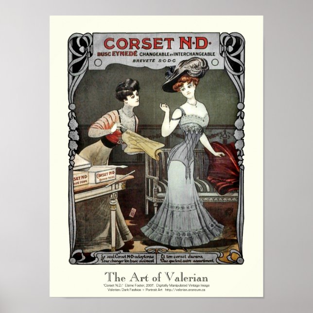 Corset N.D. - Drucken Poster (Vorne)