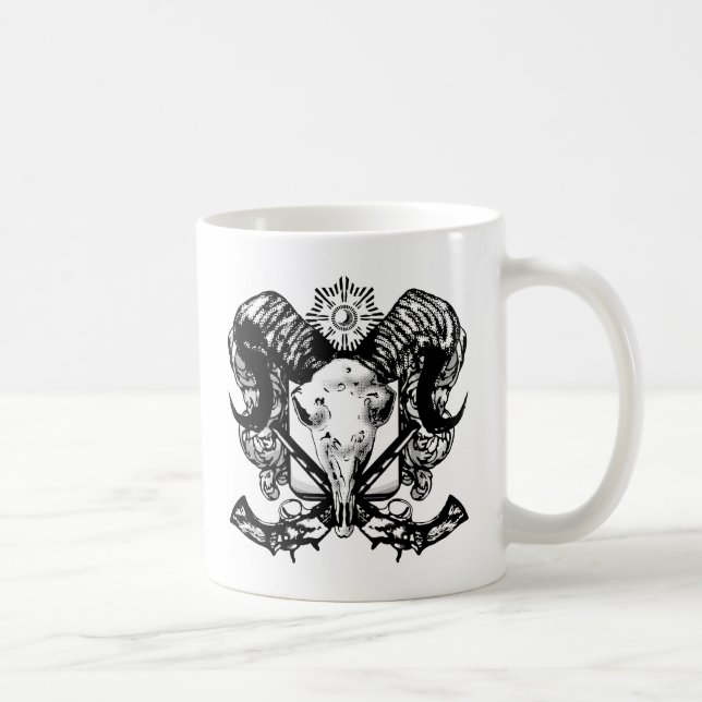 CORSICAN-RAM-KOPF KAFFEETASSE (Rechts)