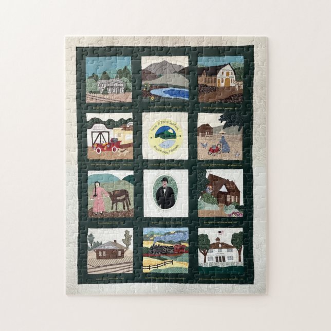 Corte Madera Gedenk-Quilt-Puzzle (Vertikal)