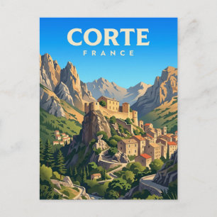 Corte Zitadelle Frankreich Postkarte