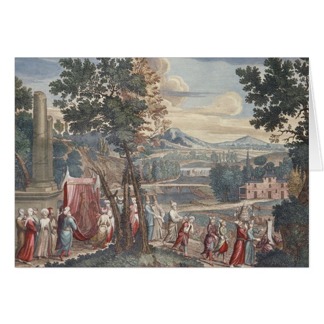 Cortège turc de mariage, 1712-13 (Devant horizontal)