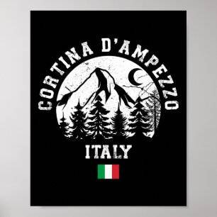 Cortina D'ampezzo Italien Alpen Skigebiet Alp Loca Poster