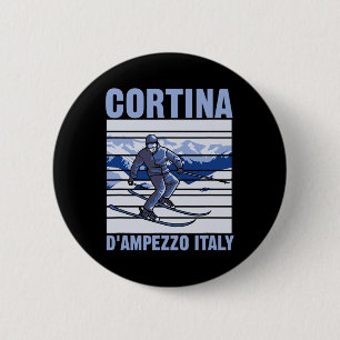 Cortina D'ampezzo Italien Skifahren Button