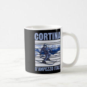 Cortina D'ampezzo Italien Skifahren Kaffeetasse